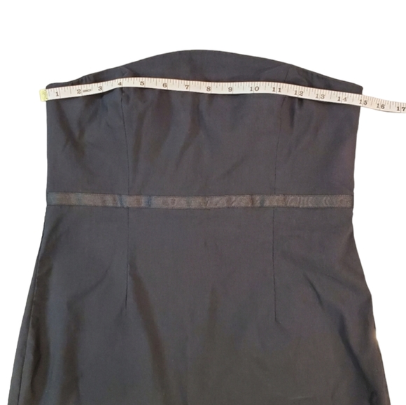 Express Strapless Dress Womens Size 8 Black Stretch Bodycon Dress - Picture 5 of 10